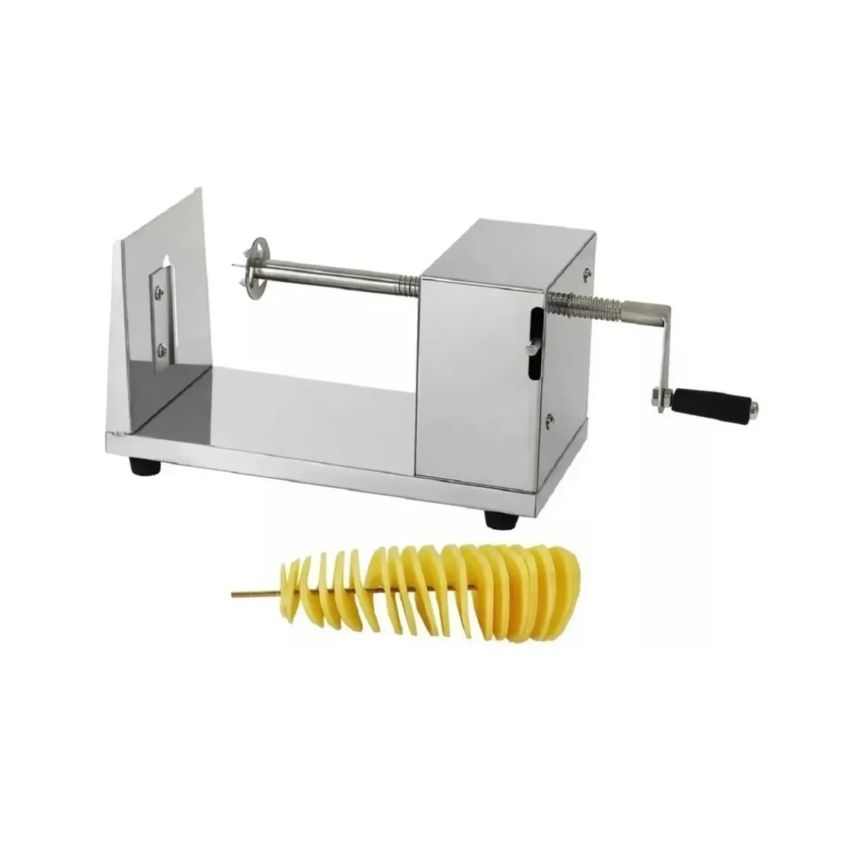 GENERICO - Maquina Cortador De Papa Espiral Cortador De Verduras Papas