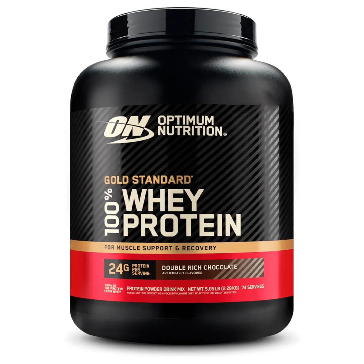 OPTIMUN NUTRITION - Proteina ON Whey Gold Standard 100% Whey 5lb Chocolate
