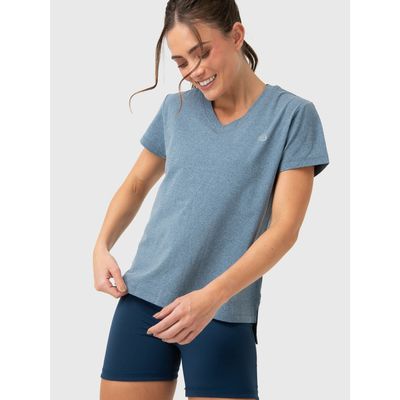 Imagen 2 del producto Polera Mujer V-Neck Azul