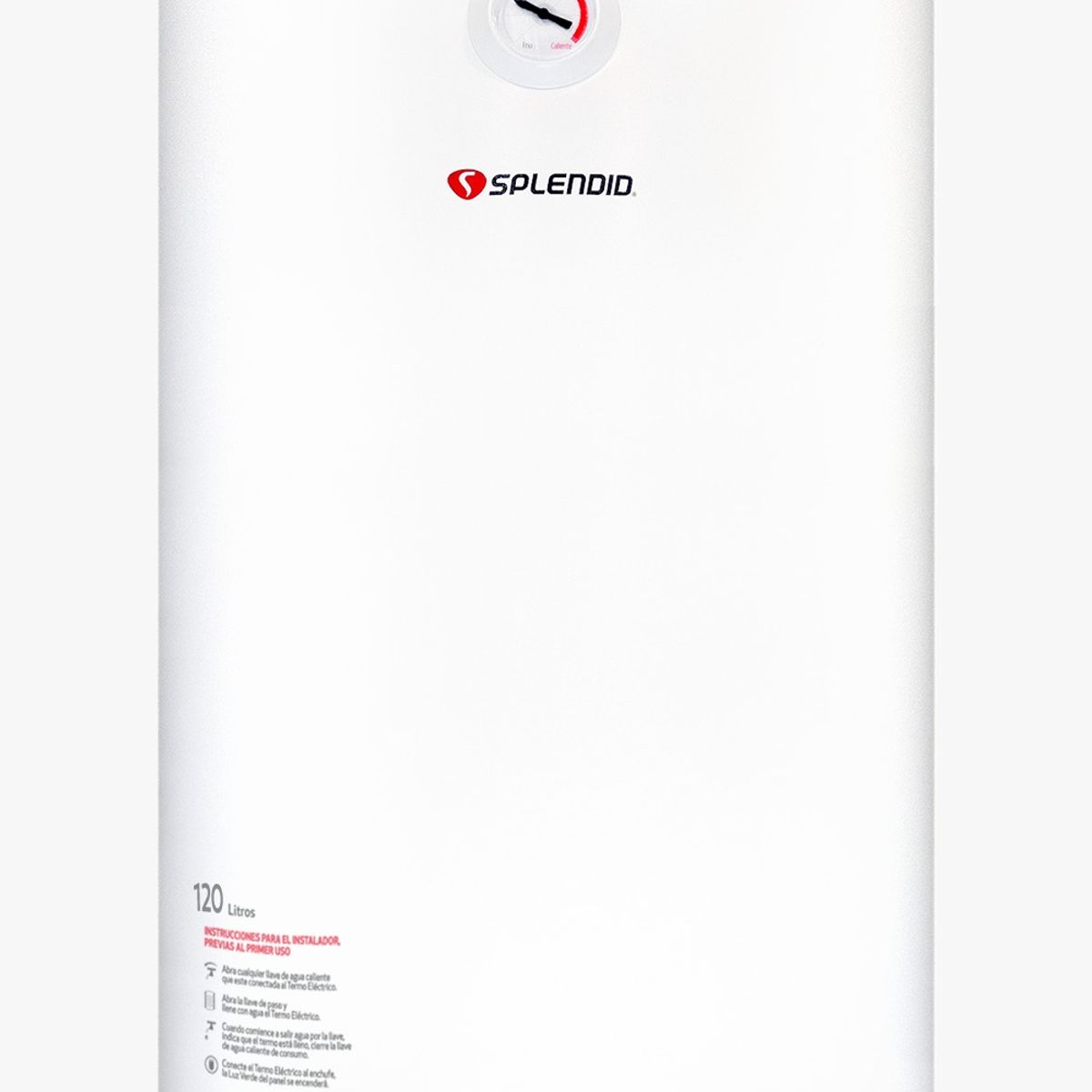 SPLENDID - Termo Eléctrico Mural 120 Litros Splendid Color Blanco