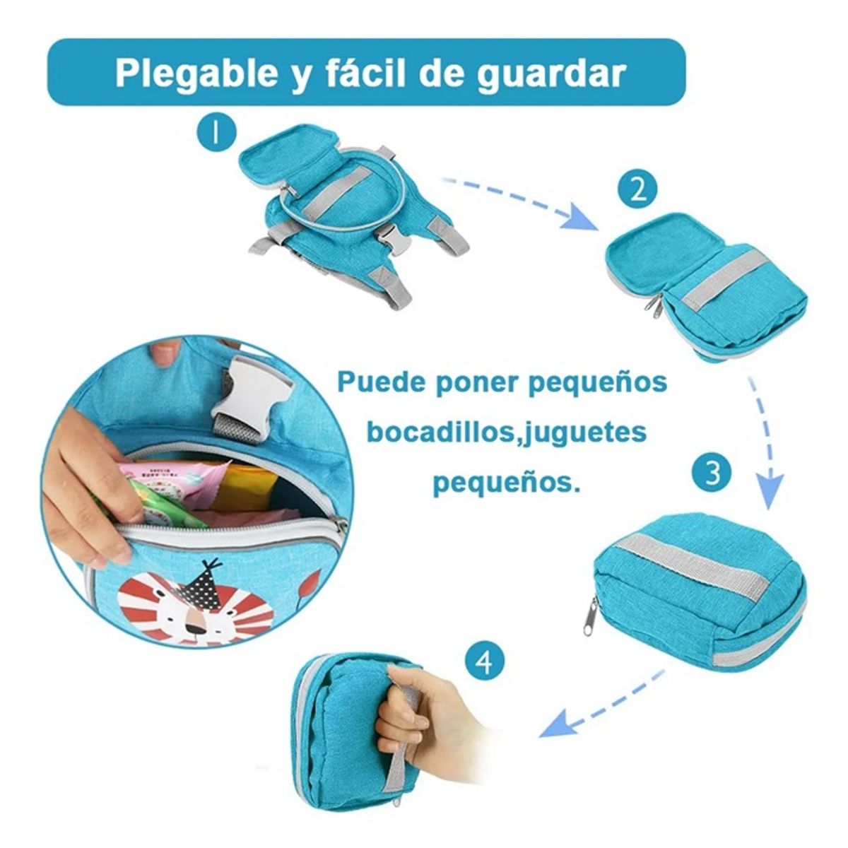 GENERICO - Mochila Anti-pérdida Arnés De Seguridad Para Niños Bebés