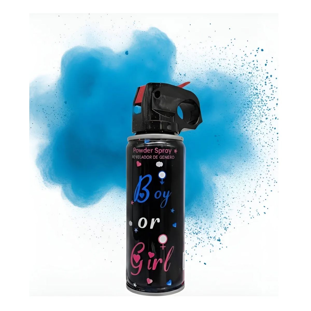 PASTELERIUSCL - Extintor Humo Revelación De Genero Cañón Spray Color extintor revelación genero PASTELERIUSCL