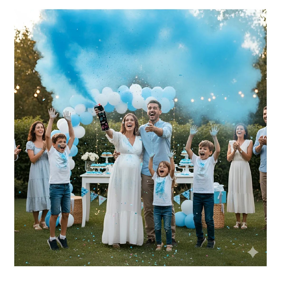 PASTELERIUSCL - Extintor Humo Revelación De Genero Cañón Spray Color extintor revelación genero PASTELERIUSCL