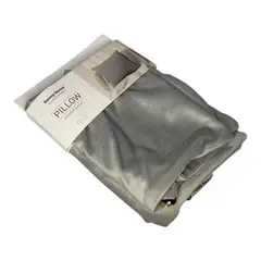 DANNY HOME - PACK DE 2 FUNDAS VELVET 50X50CM COLOR GRIS CLARO CON CIERRE DORADO