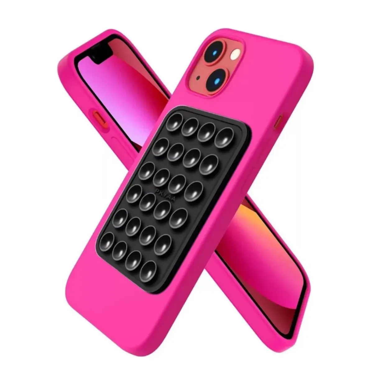 GENERICO - Soporte De Silicona Ventosa Adhesivo Carcasa Celular