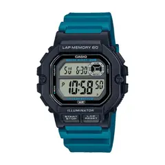 CASIO - Reloj Vintage WS-1400H-3AVDF Lap Memory 60