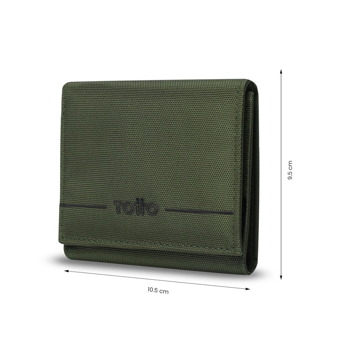 TOTTO - Billetera Totto Hombre Sayle con RFID Blocker Verde