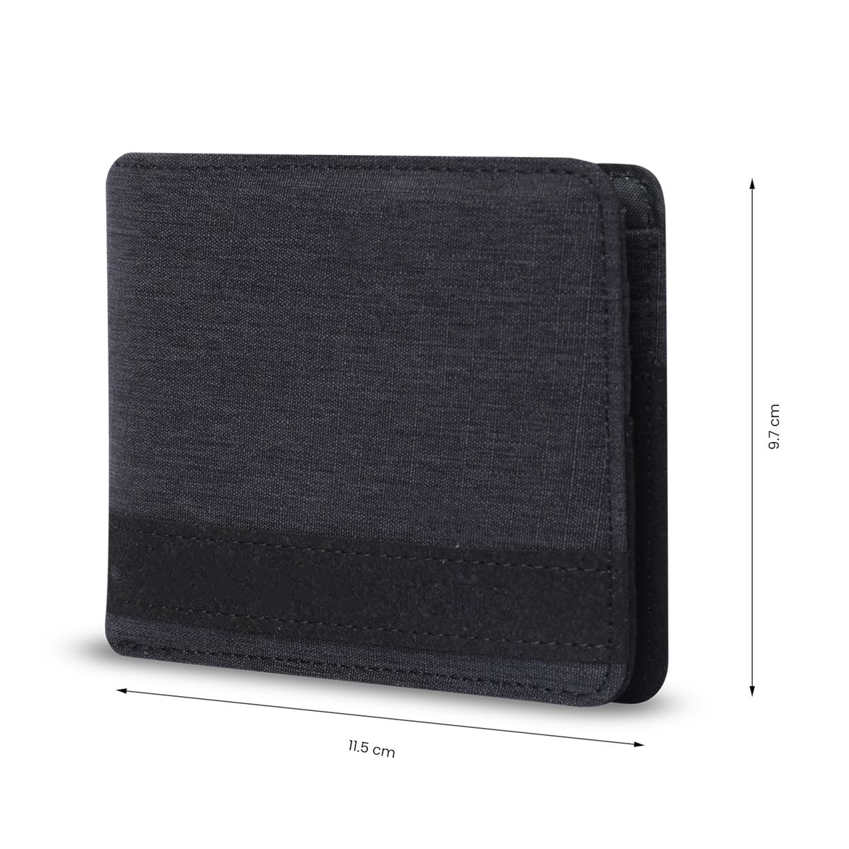 TOTTO - Billetera Totto Hombre Lad con RFID Blocker Negra