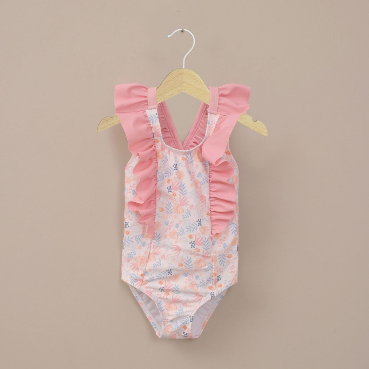 OPALINE - Traje de baño rosado de niña