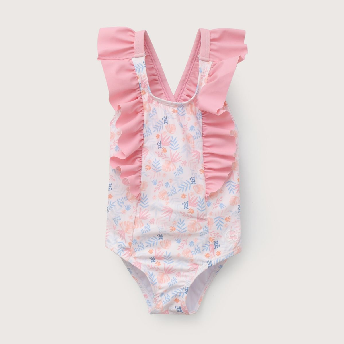 OPALINE - Traje de baño rosado de niña