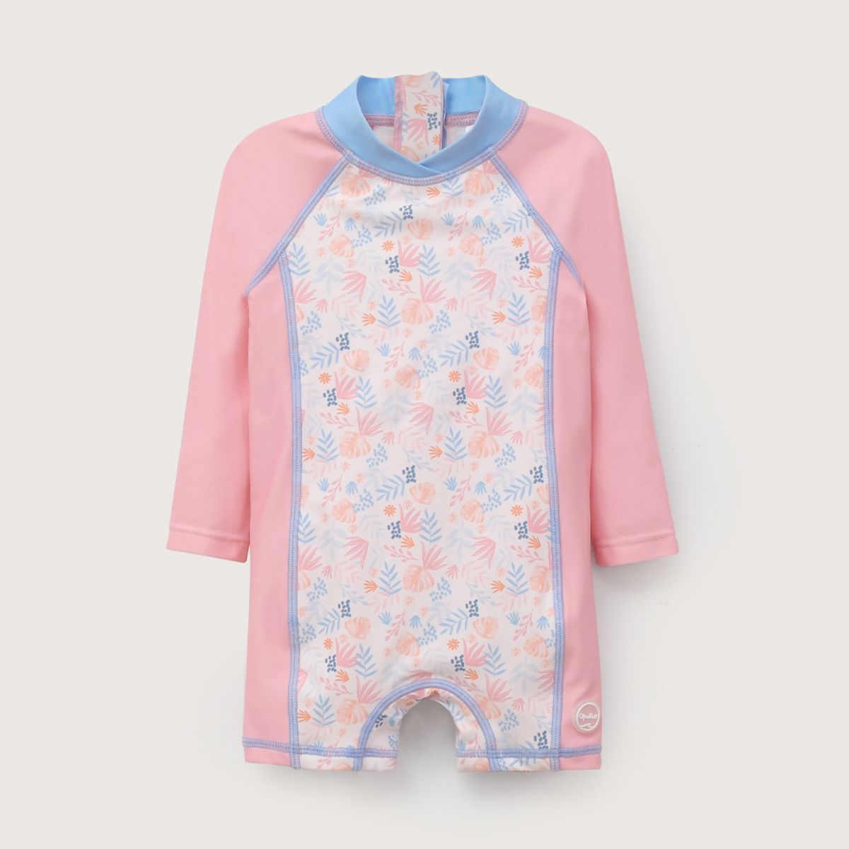 OPALINE - Traje de baño enterito rosado de niña