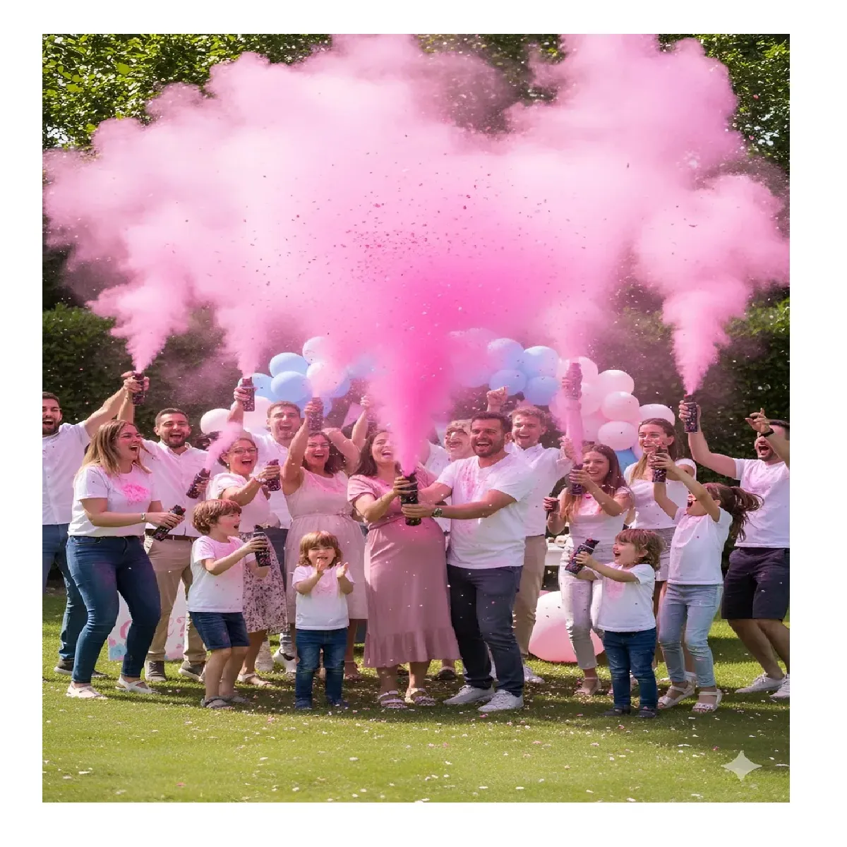 PASTELERIUSCL - Set 4 Extintor Humo Revelación De Genero Cañón Spray Color extintor revelación genero PASTELERIUSCL