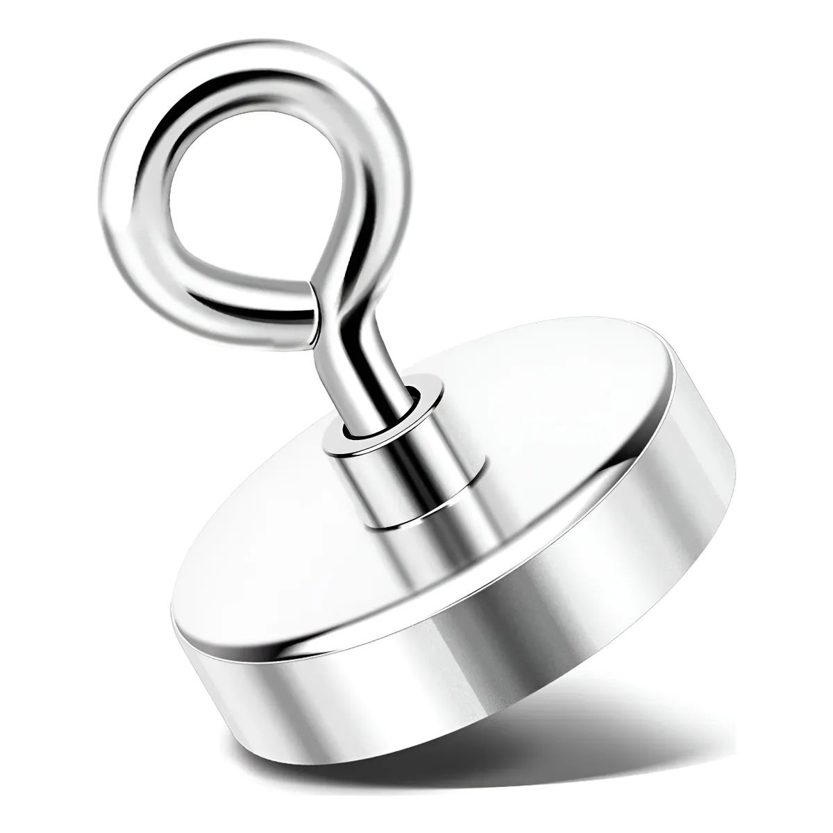 EOLAND - X2 Iman Neodimio De Pesca Imanes Neodimio Con Gancho 60mm