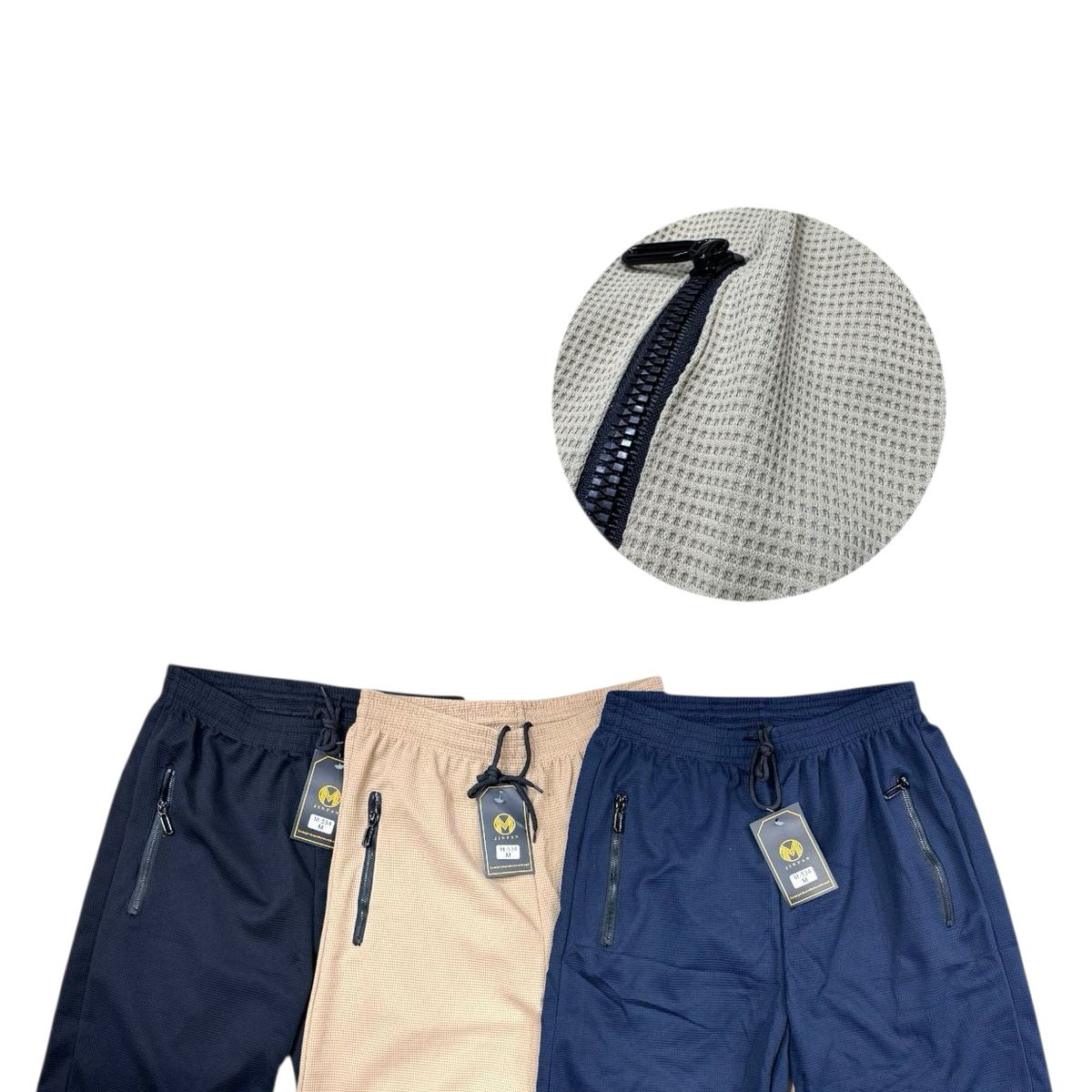 AGW - Pack 3 Shorts Hombre Tela Waffle