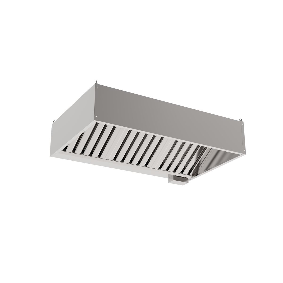 GENERICO - Campana Extractora Mural Acero Inoxidable 150x93x32 cm para Cocina Profesional