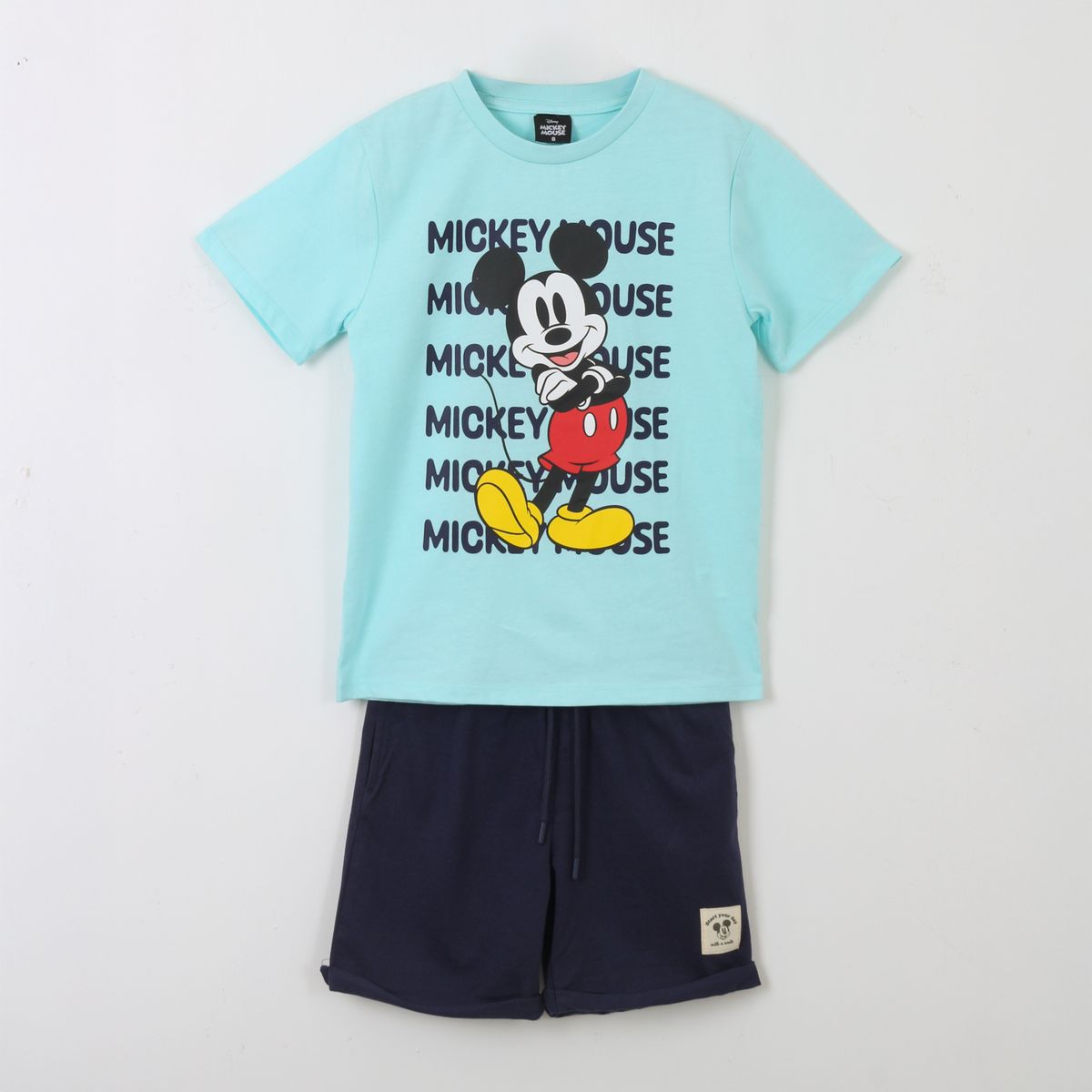 DISNEY - Conjunto Niño Celeste Personaje Mickey Disney