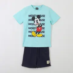 DISNEY - Conjunto Niño Celeste Personaje Mickey