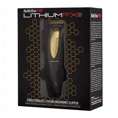 BABYLISS PRO - Maquina Cortadora Clipper FX673 Lithium Gold Black