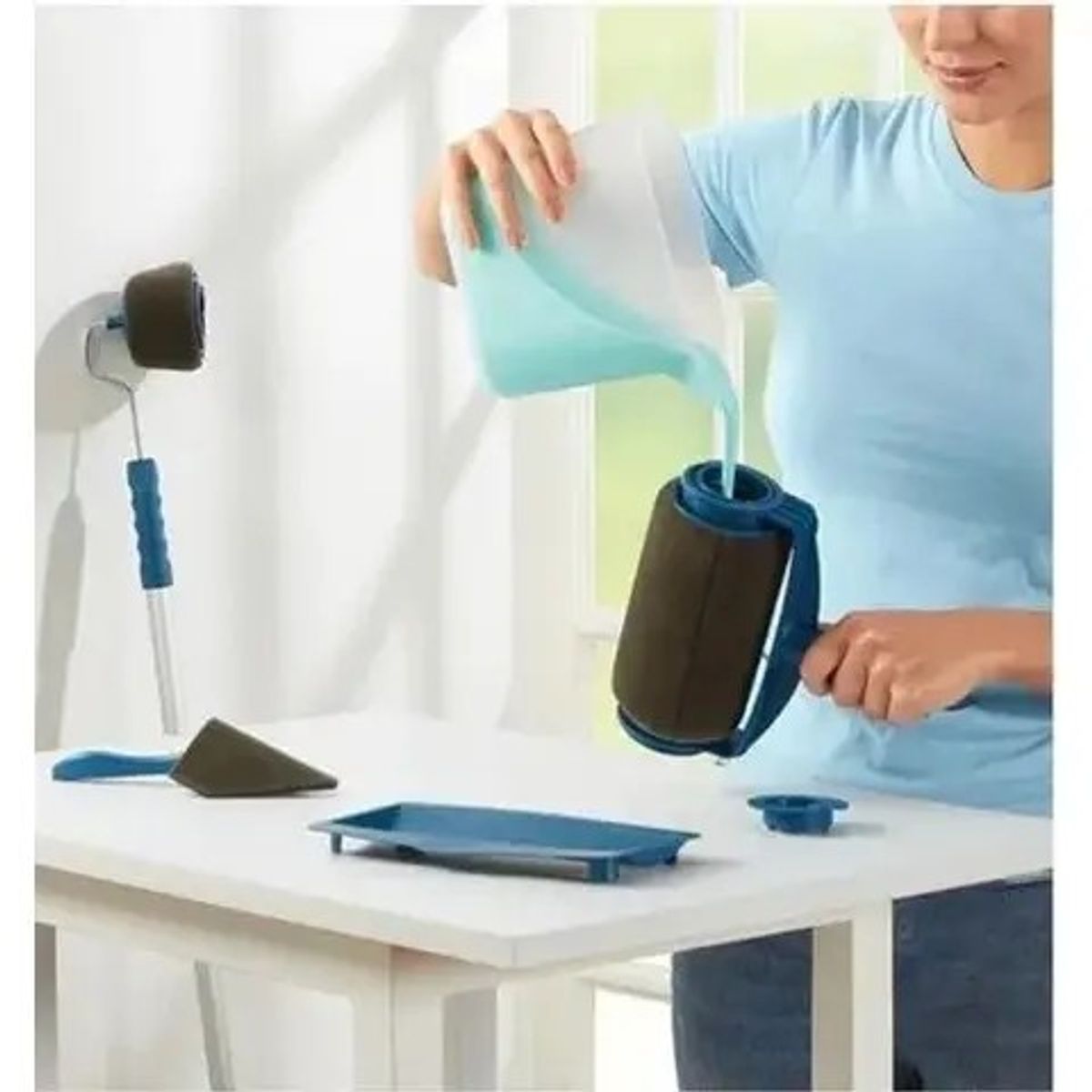 MOVI - Rodillo de Pintura Antiderrame Recargable