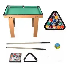 GENERICO - Mini Mesa De Billar Pool Madera - Diversión Billar