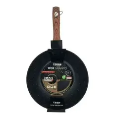 KEEP - Sartén Wok 28 cm Granite Line