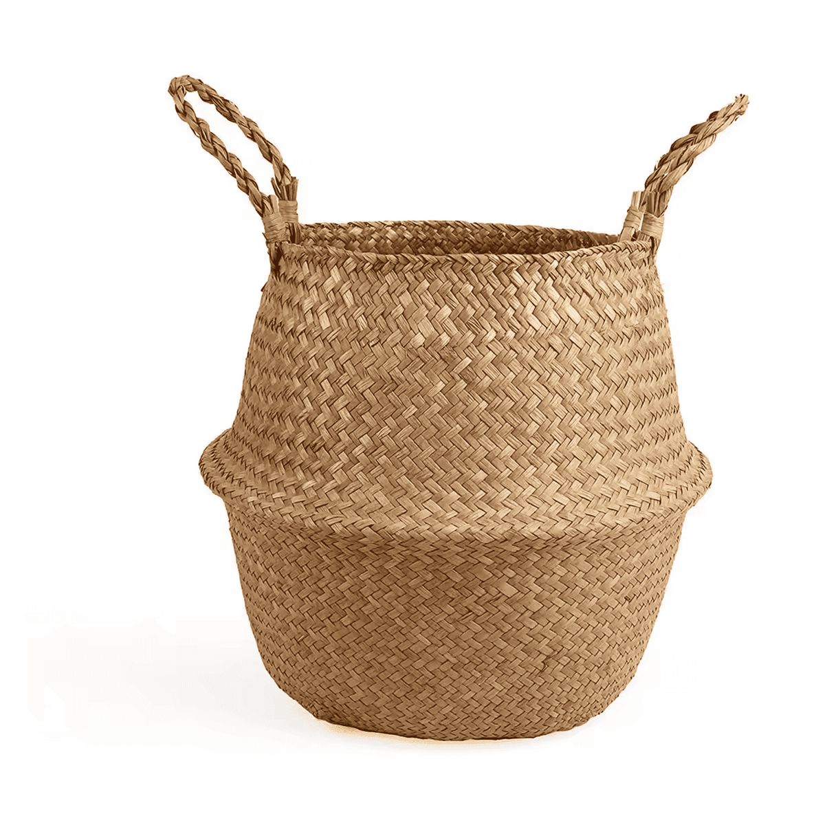 GENERICO - Macetero Cesto Canasto Tejido Mimbre