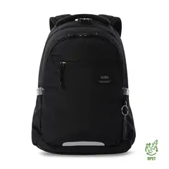 TOTTO - Mochila Universitaria Notebook 14 Misisipi Negra Unisex