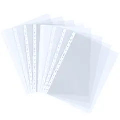 MOTARRO - Fundas Plásticas Transparente A4 Pack 100 Hojas De 16 Hoyos