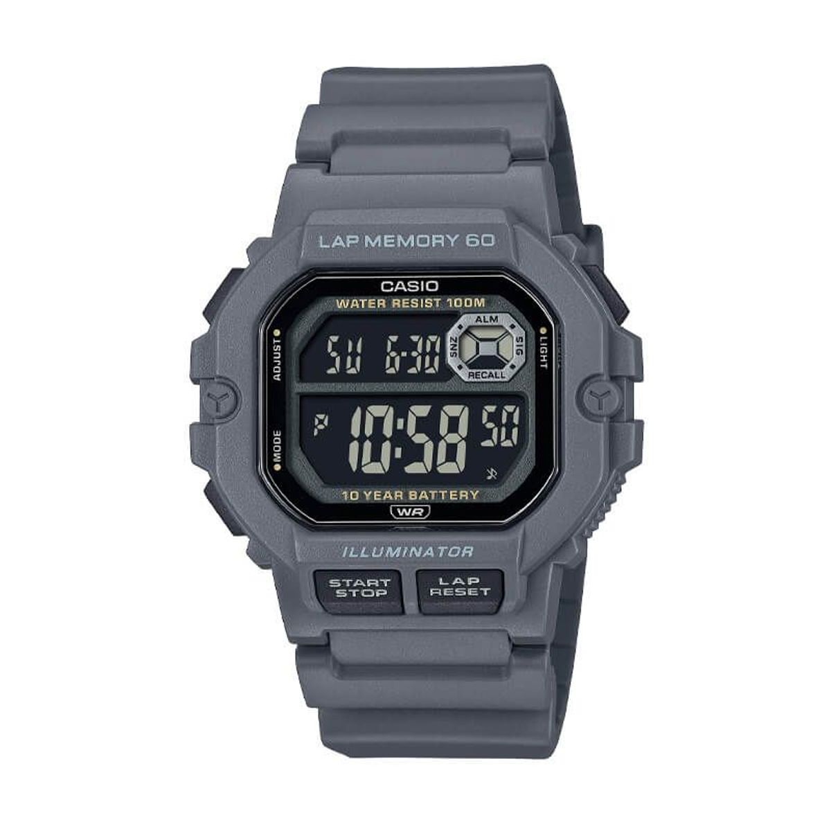 CASIO - Reloj Casio Vintage WS-1400H-8BVDF Lap Memory 60