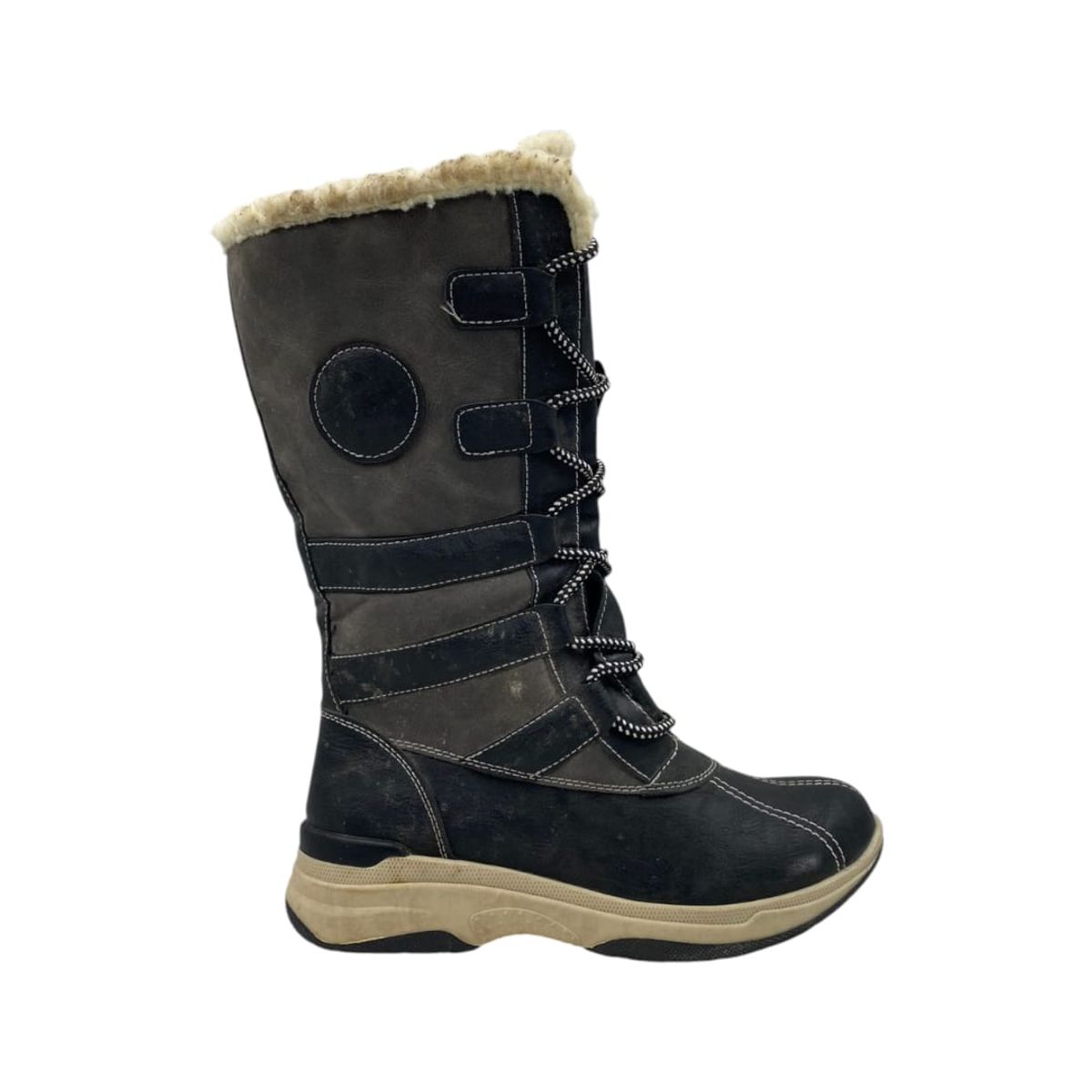 HERIEL - Bota Negra Chiporro Mujer