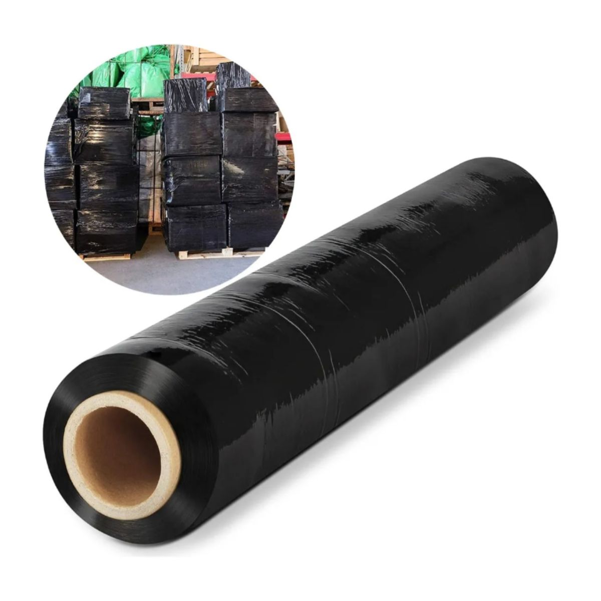 Alusa Industrial Mudanza 3kg Film Plastico Negro De Embalaje, marca EKOL TACTICA MILITAR - Foto Principal