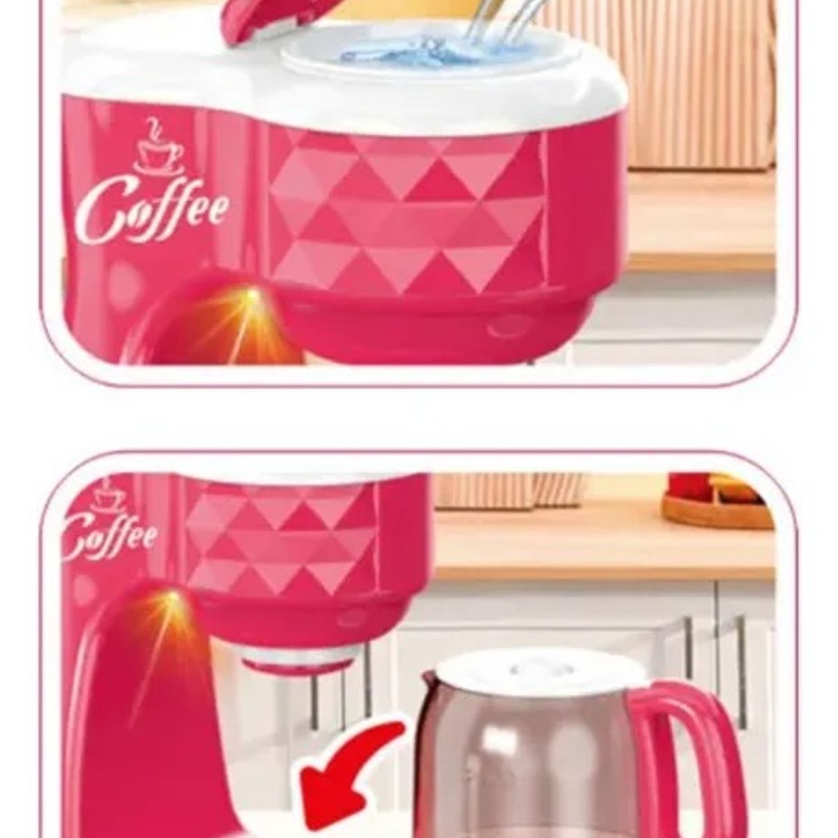 GENERICO - Juguete Cafetera Con Luz Y Sonido Niños Y Niñas