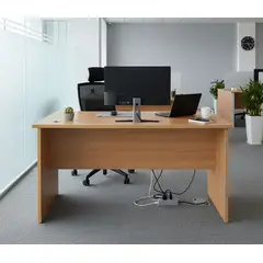 GENERICO - Escritorio Toscana Peral 120x60 Cm con Pasacables