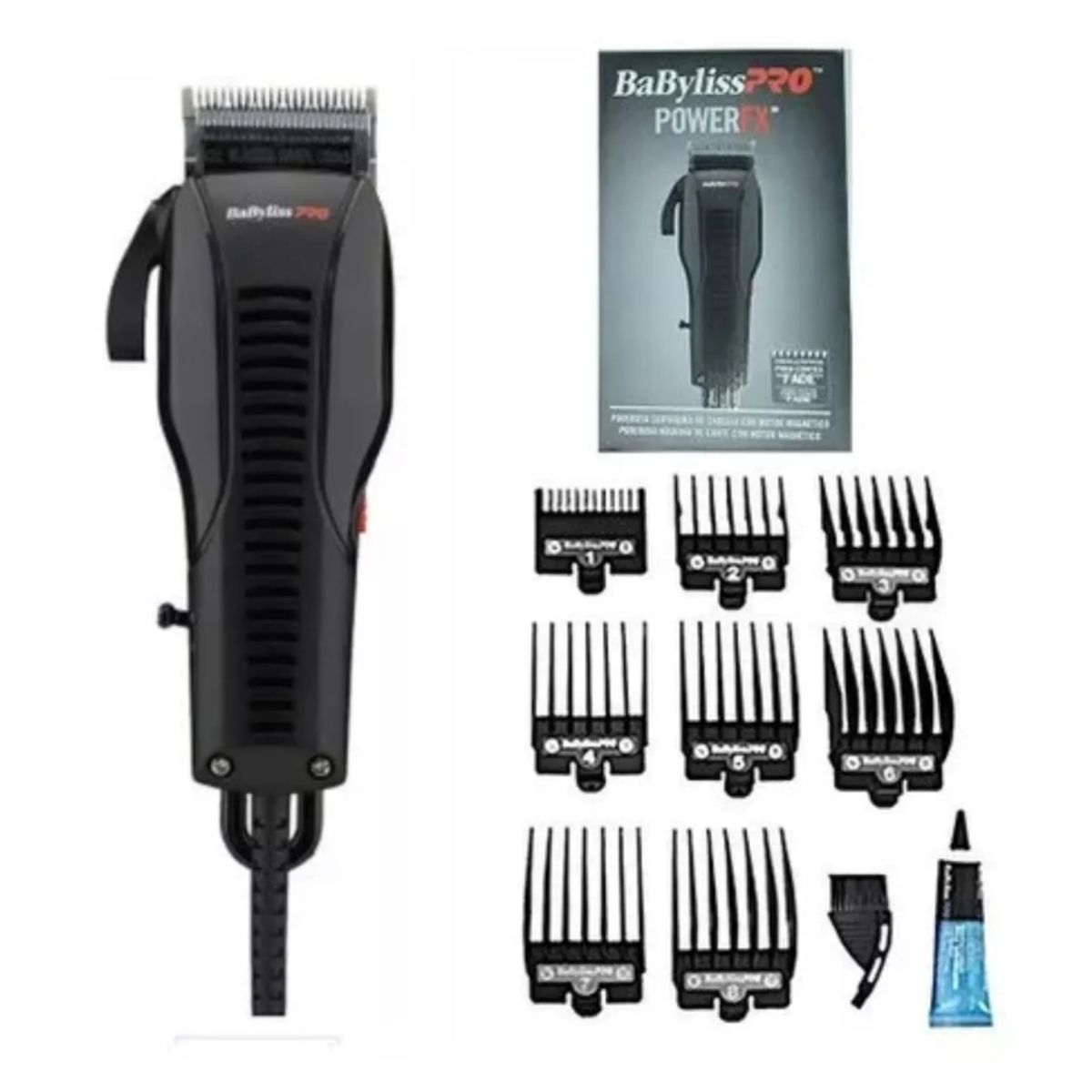 BABYLISS PRO - Máquina Cortadora Clipper Power Fx Negra