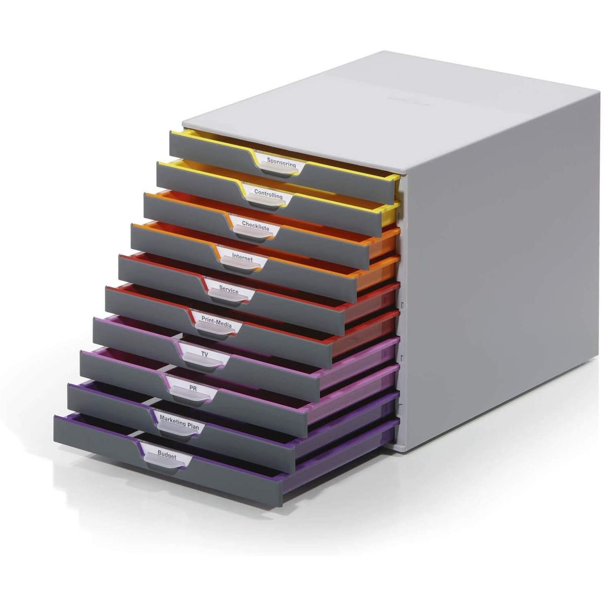 DURABLE - Cajonera Organizadora Varicolor 10