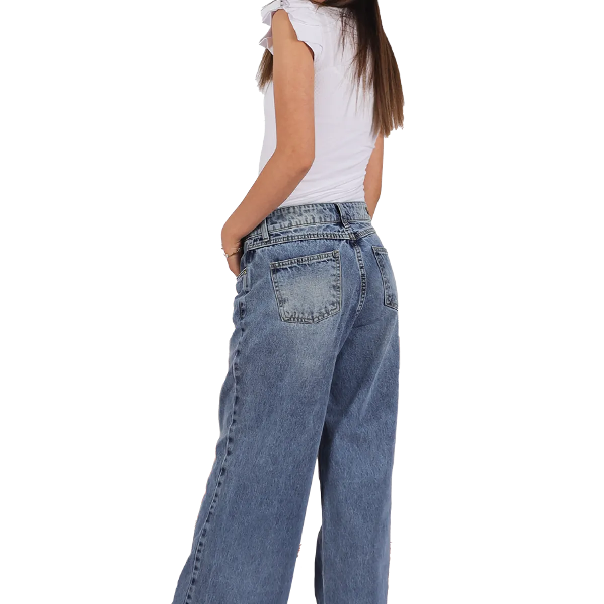 DIVINO JEANS - Jeans Lunita II Celeste Divino Teen
