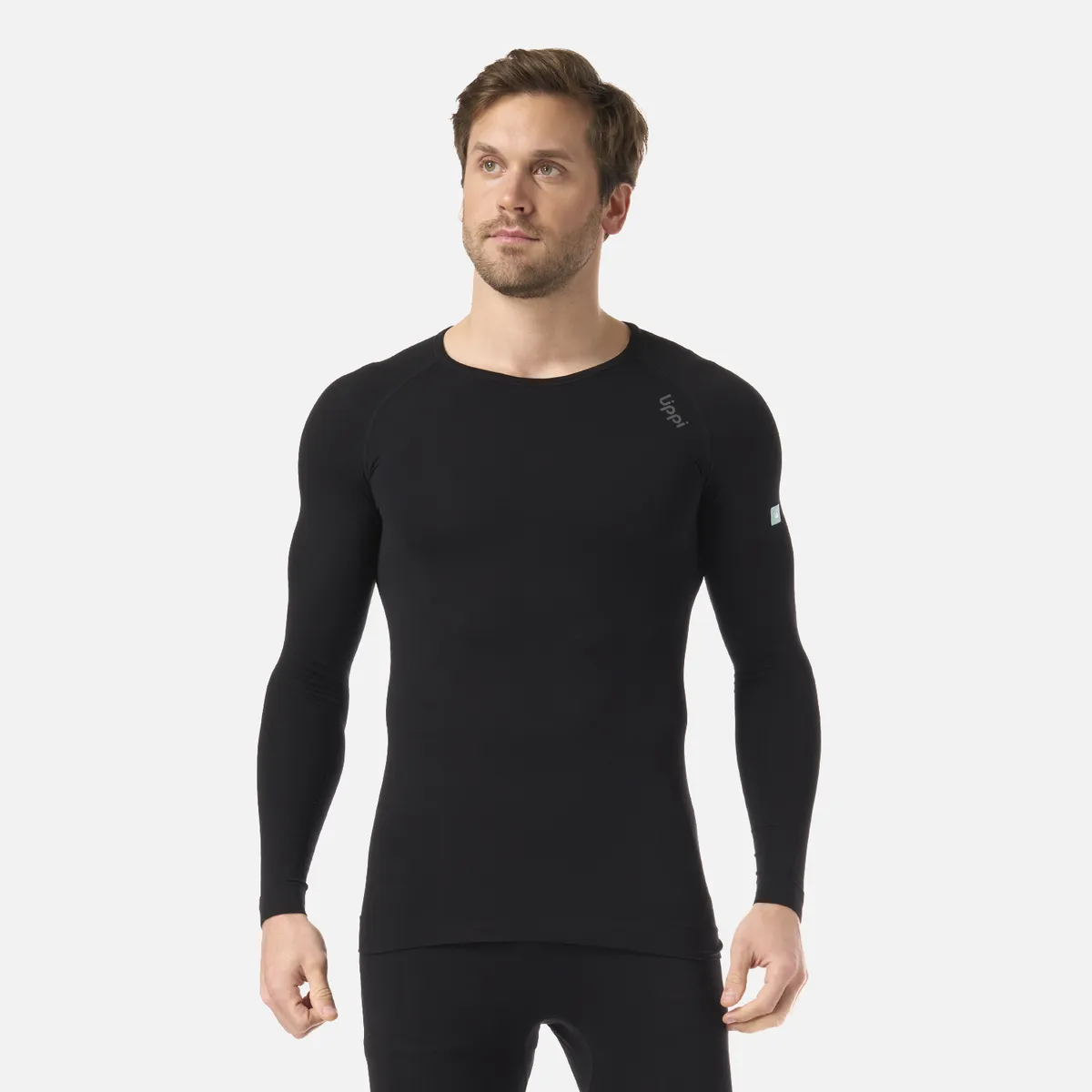 LIPPI - Primera Capa Hombre Skintec Active Q-Dry Top Negro Lippi