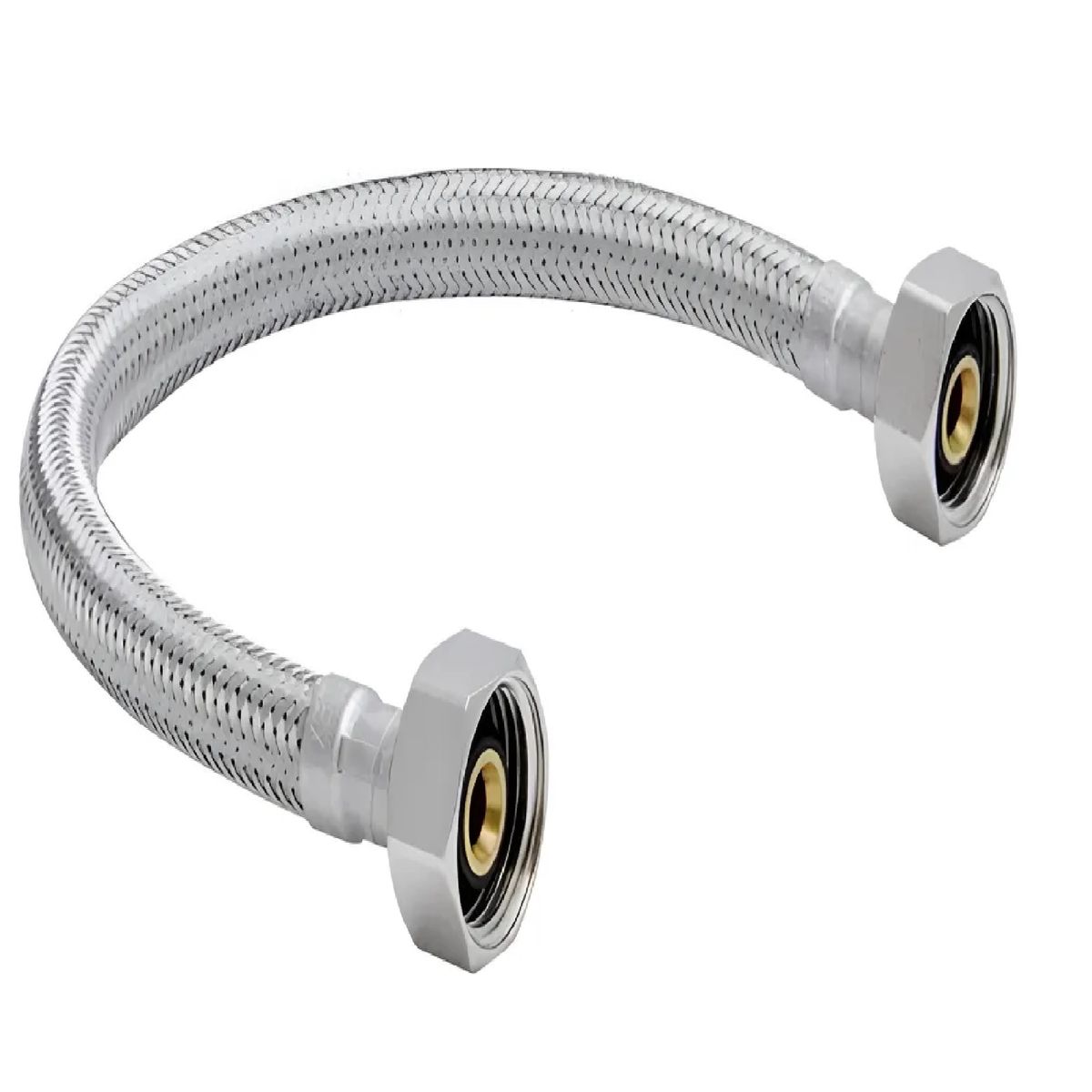INOXCROM - Flexible Agua Media Hi-hi Inoxcrom Acero Inoxidable 40cm