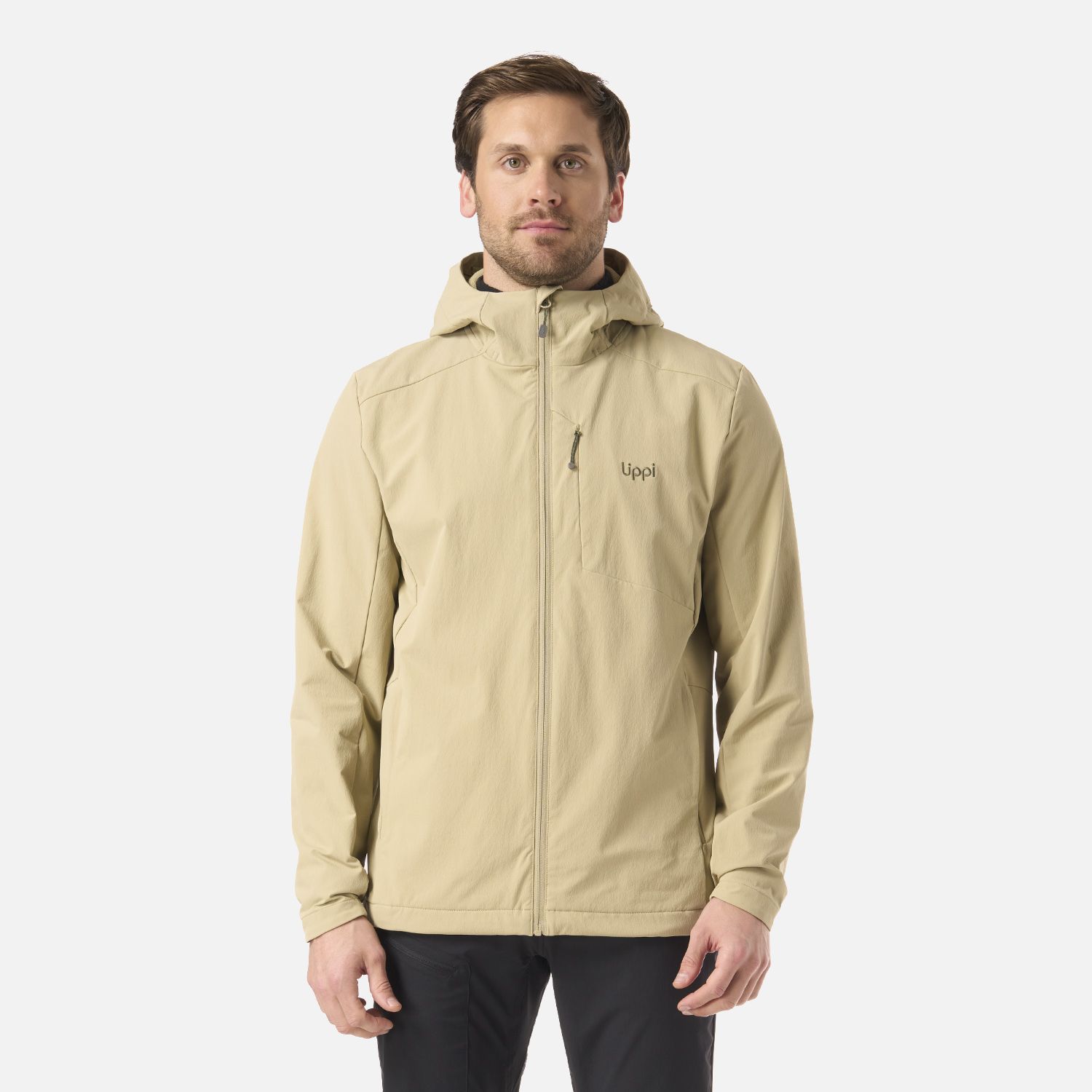 LIPPI Chaqueta Hombre Wind-Trek Softshell Jacket Verde Oliva Lippi