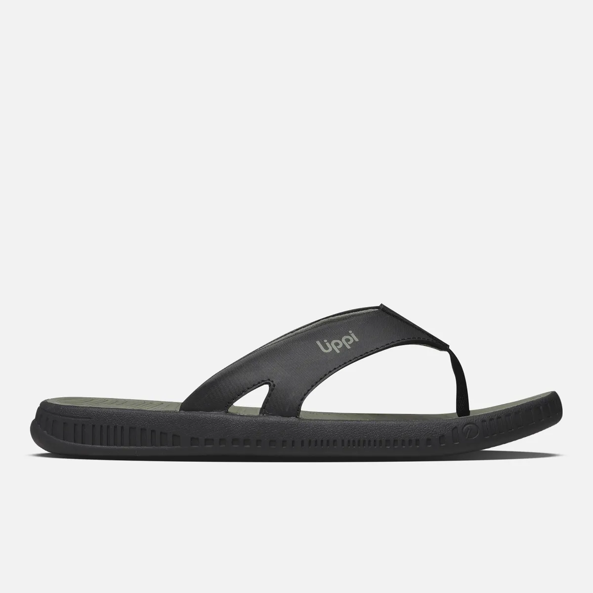 LIPPI - Sandalia Hombre Take Go Negro / Verde Lippi