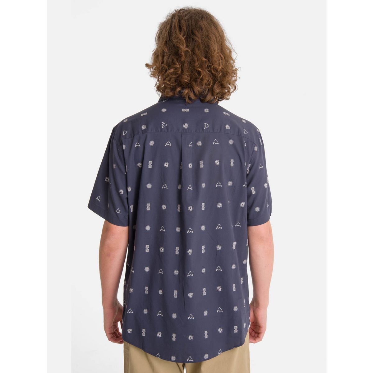 BURTON - Camisa mc Hombre Valley Azul BURTON