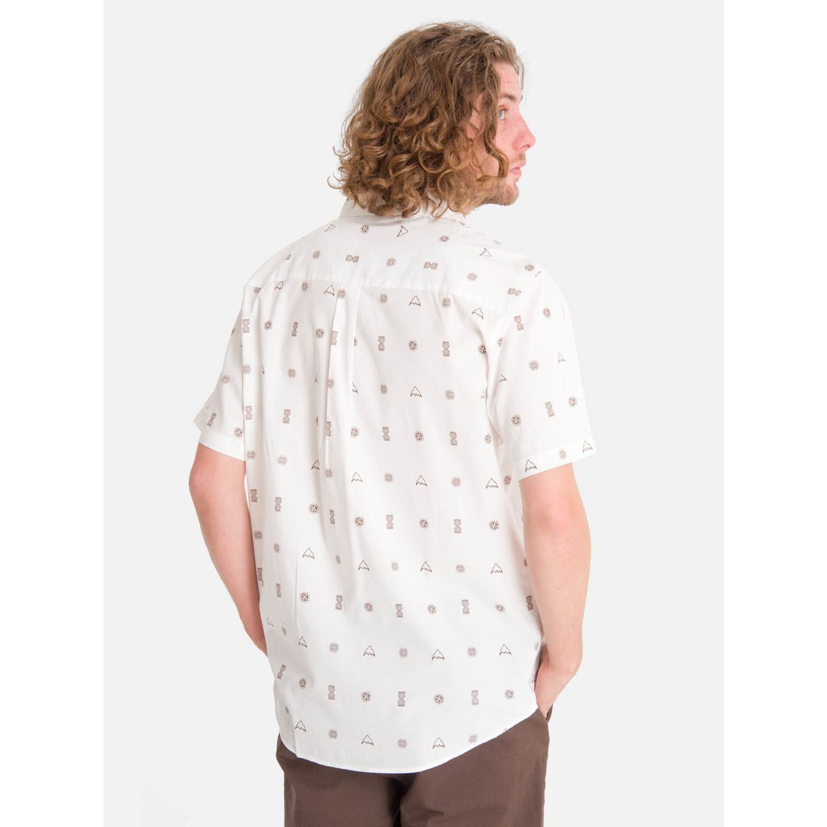 BURTON - Camisa mc Hombre Valley Blanco BURTON