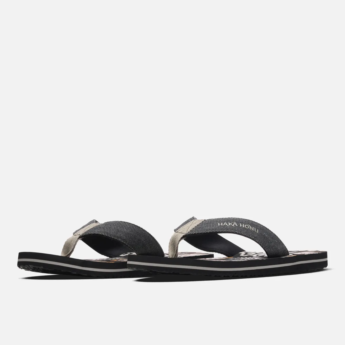 HAKA HONU - Sandalia Hombre Shancla Negro/Beige Haka Honu