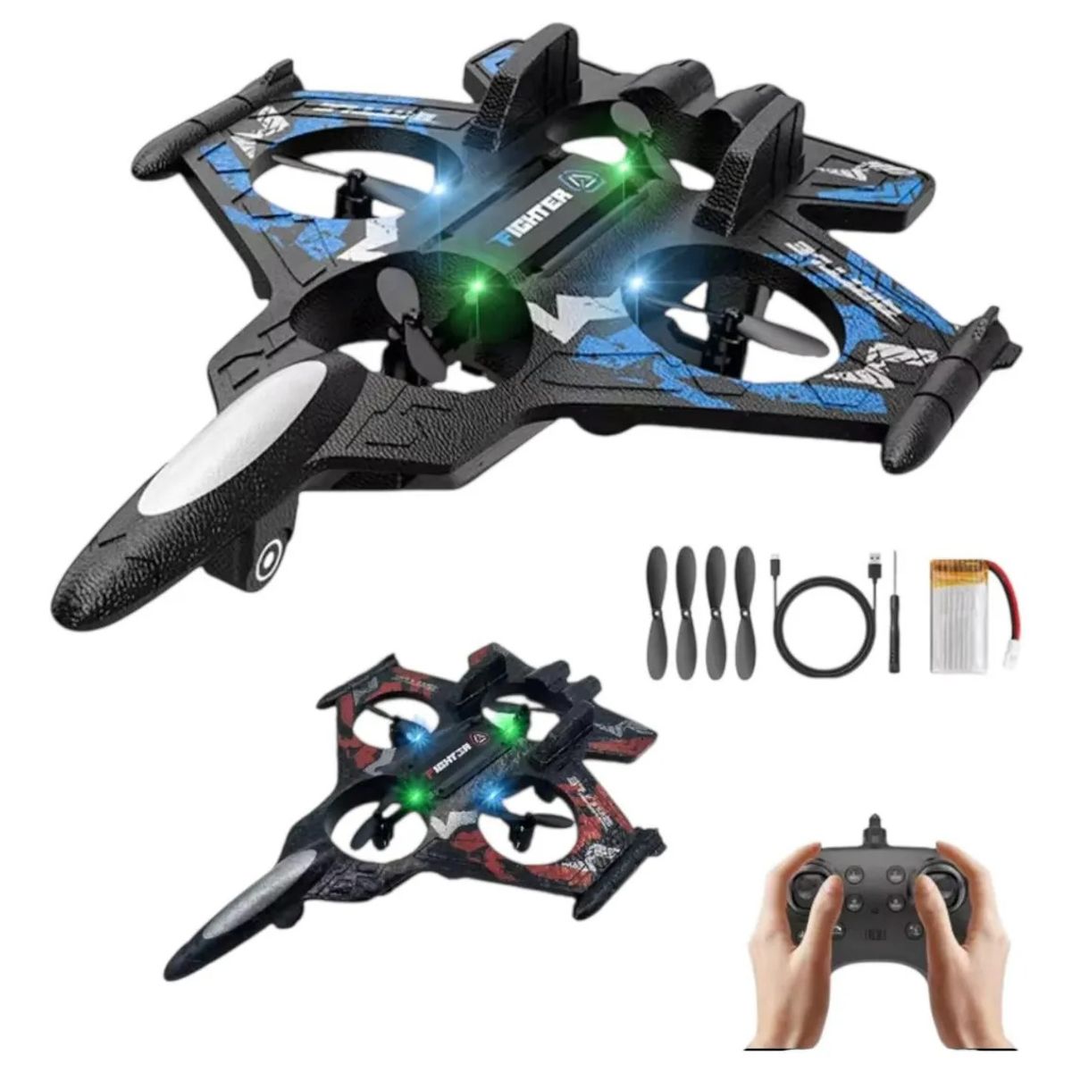 GENERICO - Juguete Drone Avión Espuma Planeador Control Remoto Aviones