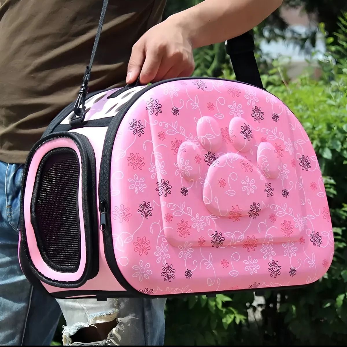 GENERICO - Bolso Transportador para Mascotas Rosa