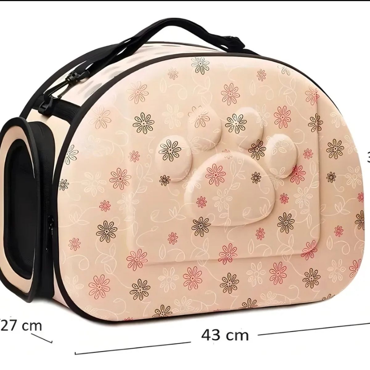 GENERICO - Bolso Transportador para Mascotas Beige