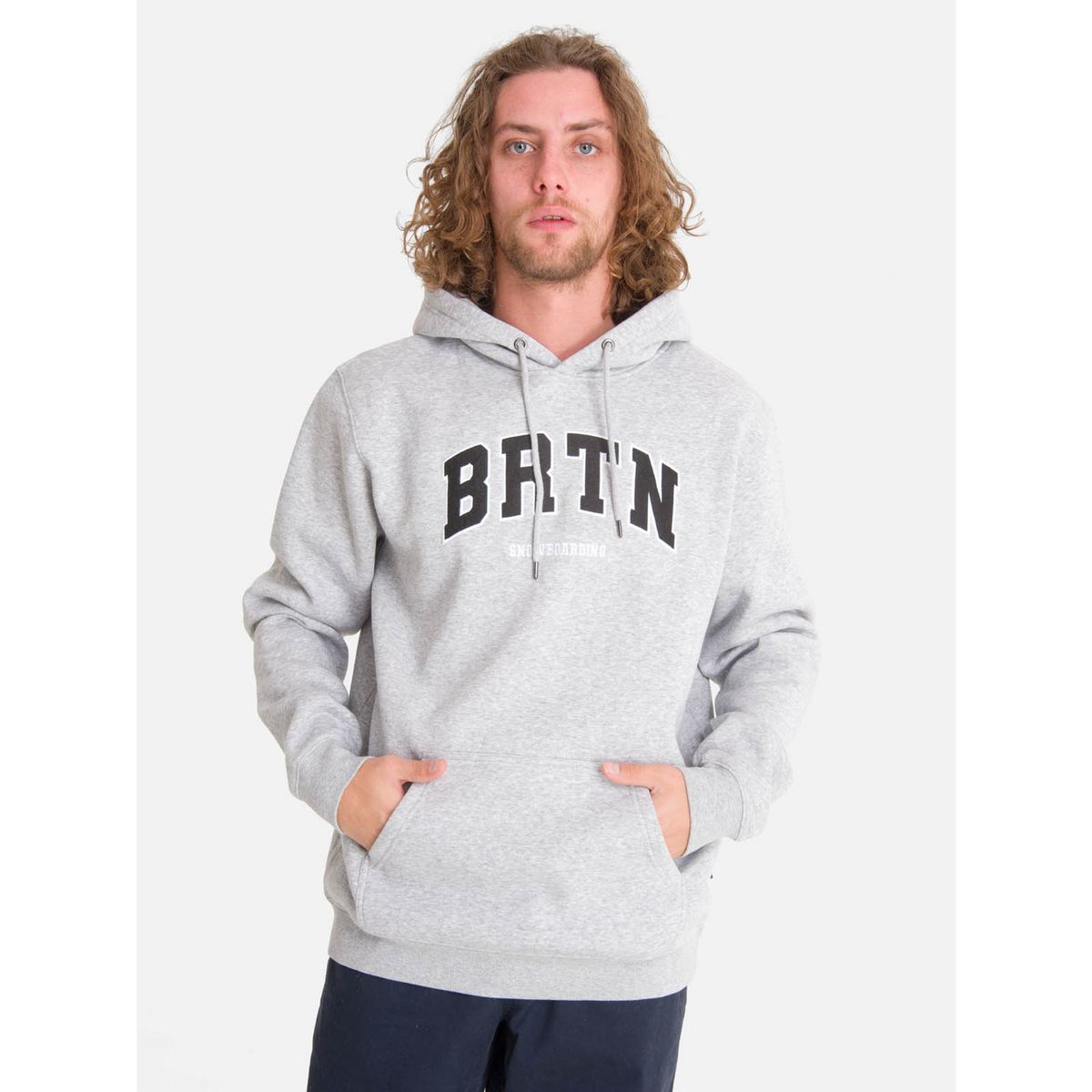 BURTON - Polerón Hombre College Hoodie Gris BURTON