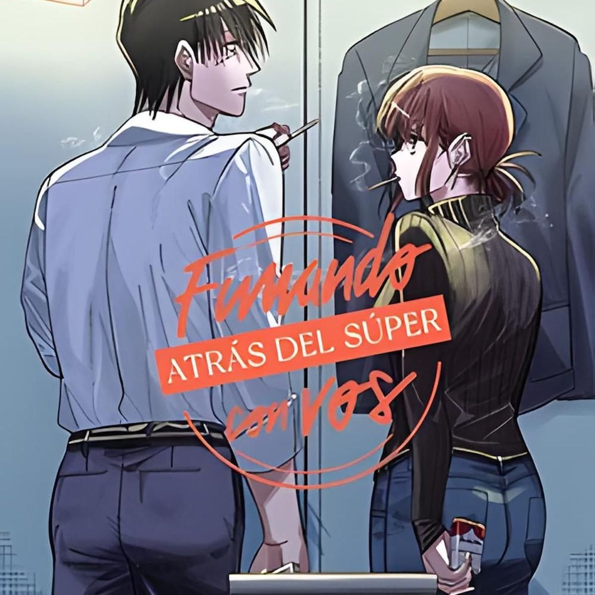 IVREA - Manga Fumando Atrás del Super con vos 02