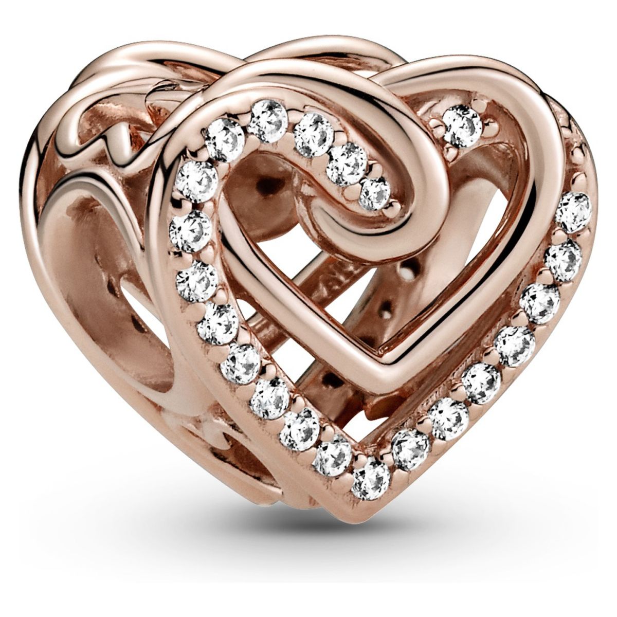 PANDORA - Charm De Plata Corazones Mujer Pandora