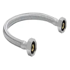 INOXCROM - Flexible Agua Media Hi-hi Acero Inoxidable 50cm